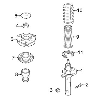 Volkswagen OE - Front Suspension - Struts & Components (RWD)