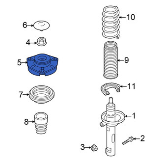 Volkswagen OE - Front Suspension Strut Mount