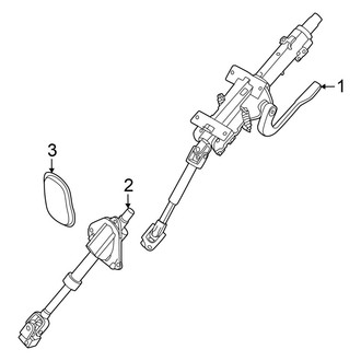 Volkswagen OE - Steering Column Assembly