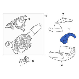 Volkswagen OE - Front Upper Steering Column Cover