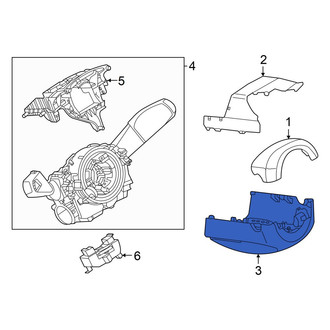Volkswagen OE - Lower Steering Column Cover