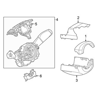 Volkswagen OE - Steering Column - Shroud, Switches & Levers