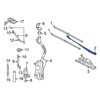 Volkswagen OE - Rear Wiper Arm