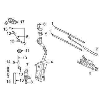 Volkswagen OE - Windshield - Wiper & Washer Components