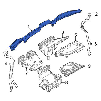 Volkswagen OE - Cowl Plenum Panel