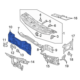 Volkswagen OE - Front Firewall