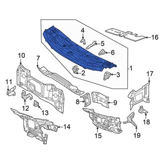 Volkswagen OE - Front Cowl Panel