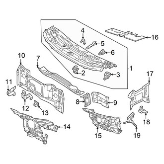 Volkswagen OE - Cowl (Outer)