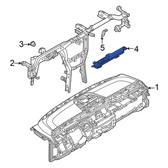 Volkswagen OE - Instrument Panel Crossmember Brace