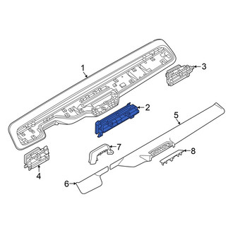 Volkswagen OE - Front Inner Dashboard Air Vent