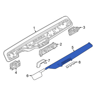 Volkswagen OE - Right Instrument Panel Molding