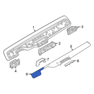 Volkswagen OE - Left Instrument Panel Molding