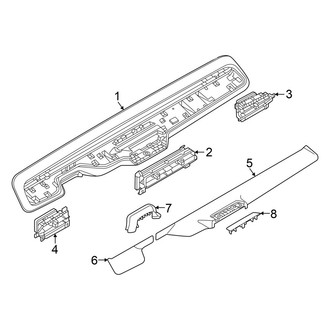 Volkswagen OE - Instrument Panel Components (Upper Front)