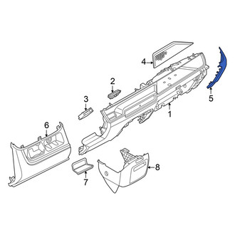 Volkswagen OE - Instrument Panel Side Cover