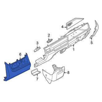 Volkswagen OE - Left Lower Instrument Panel Trim Panel