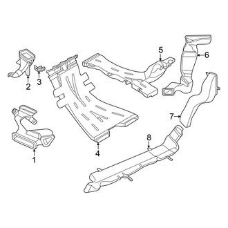 Volkswagen OE - Instrument Panel - Ducts