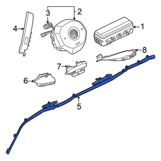 Volkswagen OE - Left Curtain Air Bag