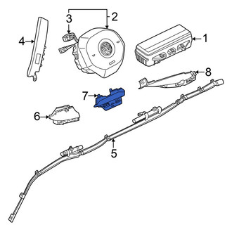 Volkswagen OE - Front Right Curtain Air Bag Bracket