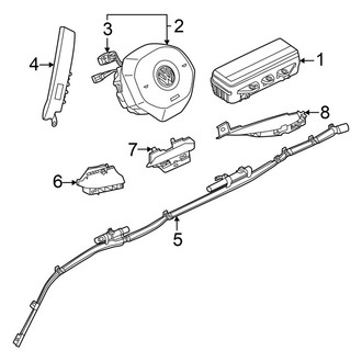 Volkswagen OE - Restraint Systems - Air Bag Components (Air Bags)