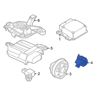 Volkswagen OE - Rear Air Bag Impact Sensor