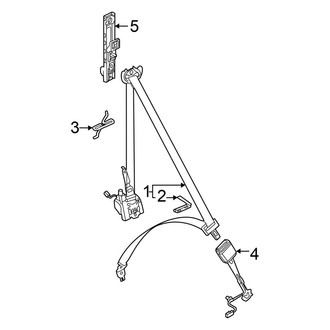 Volkswagen OE - Restraint Systems - Front Seat Belts