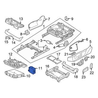 Volkswagen OE - Front Left Air Bag Passenger Presence Module