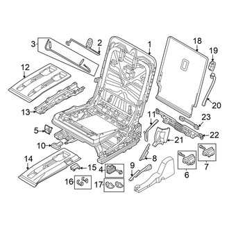 Volkswagen OE - Seats & Tracks - Third Row Seats (Frames & Trim)