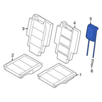 Volkswagen OE - Rear Headrest
