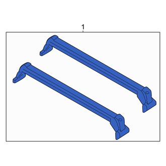 Volkswagen OE - Roof Luggage Carrier Side Rail