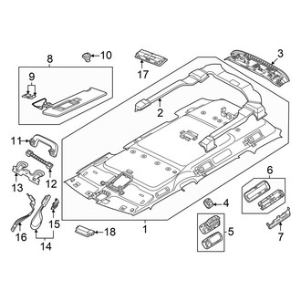 Volkswagen OE - Roof - Interior Trim (W/O Panoramic)
