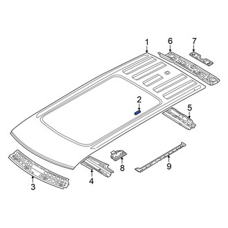 Volkswagen OE - Roof Panel Insulator
