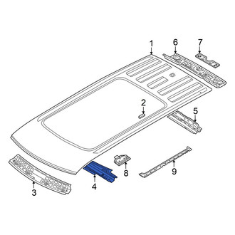 Volkswagen OE - Front Roof Bow