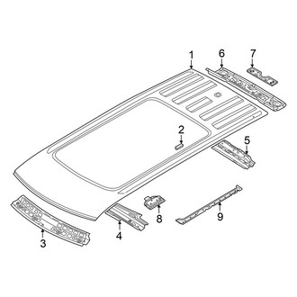 Volkswagen OE - Roof & Components (With Panoramic), (1st Edition / Pro S Plus)