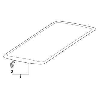 Volkswagen OE - Roof - Sunroof (With Panoramic), (1st Edition / Pro S Plus)