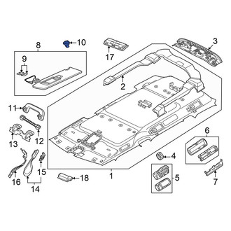 Volkswagen OE - Sun Visor Holder