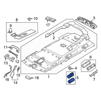 Volkswagen OE - Rear Left Forward Dashboard Air Vent