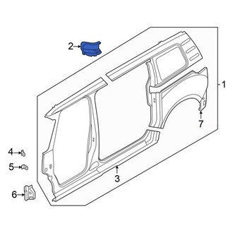 Volkswagen OE - Left Uniside Bracket