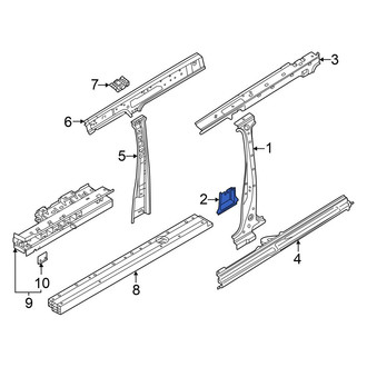 Volkswagen OE - Left Lower Inner Body B-Pillar