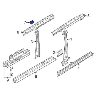 Volkswagen OE - Roof Side Rail Reinforcement Bracket