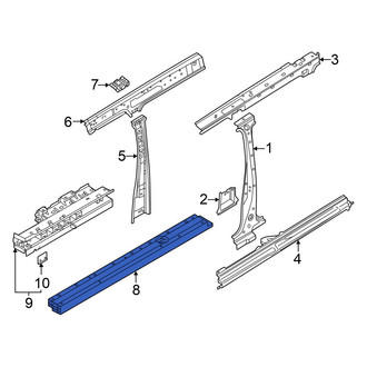 Volkswagen OE - Left Rocker Panel Reinforcement
