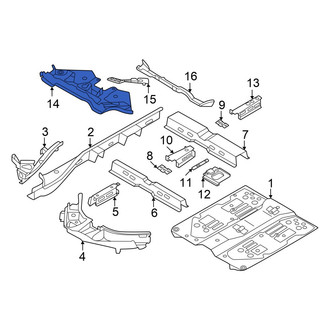 Volkswagen OE - Front Floor Pan Reinforcement