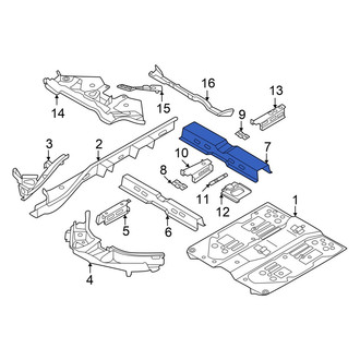 Volkswagen OE - Floor Pan Crossmember