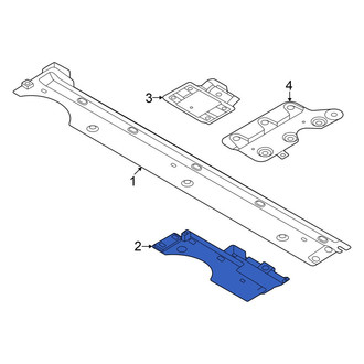 Volkswagen OE - Rear Left Floor Pan Splash Shield