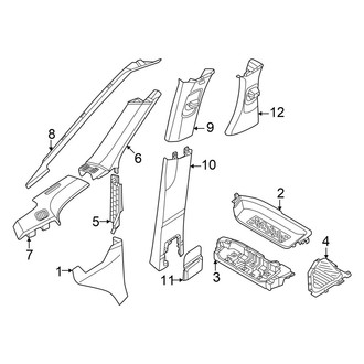 Volkswagen OE - Pillars, Rocker & Floor - Interior Trim