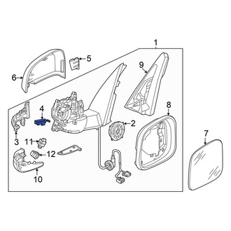 Volkswagen OE - Front Right Cornering Light Assembly