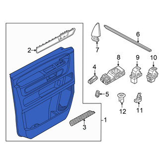 Volkswagen OE - Front Left Inner Door Interior Trim Panel