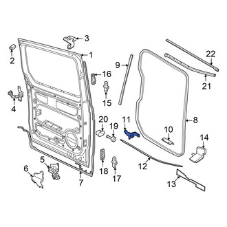 Volkswagen OE - Left Door Check