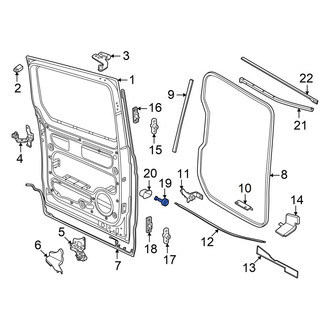 Volkswagen OE - Sliding Door Striker