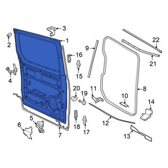 Volkswagen OE - Left Door Shell