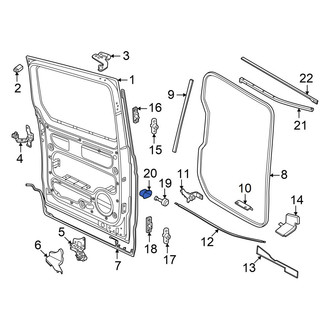 Volkswagen OE - Sliding Door Latch